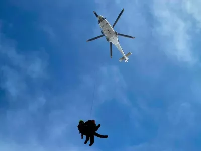 gorsko reševanje s helikopterjem