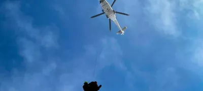gorsko reševanje s helikopterjem