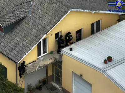 Policijska akcija v Varaždinu. 