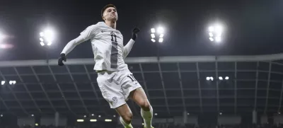 Benjamin Šeško14.11.2024 - nogomet - liga narodov Slovenija – Norveška - stadion StožiceFOTO: LUKA CJUHA