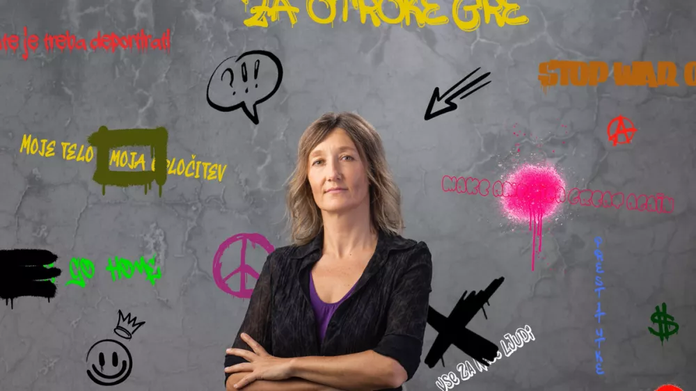 Mojca Pajnik, komunikologinja, profesorica na FDV in raziskovalka na Mirovnem inštitutu,