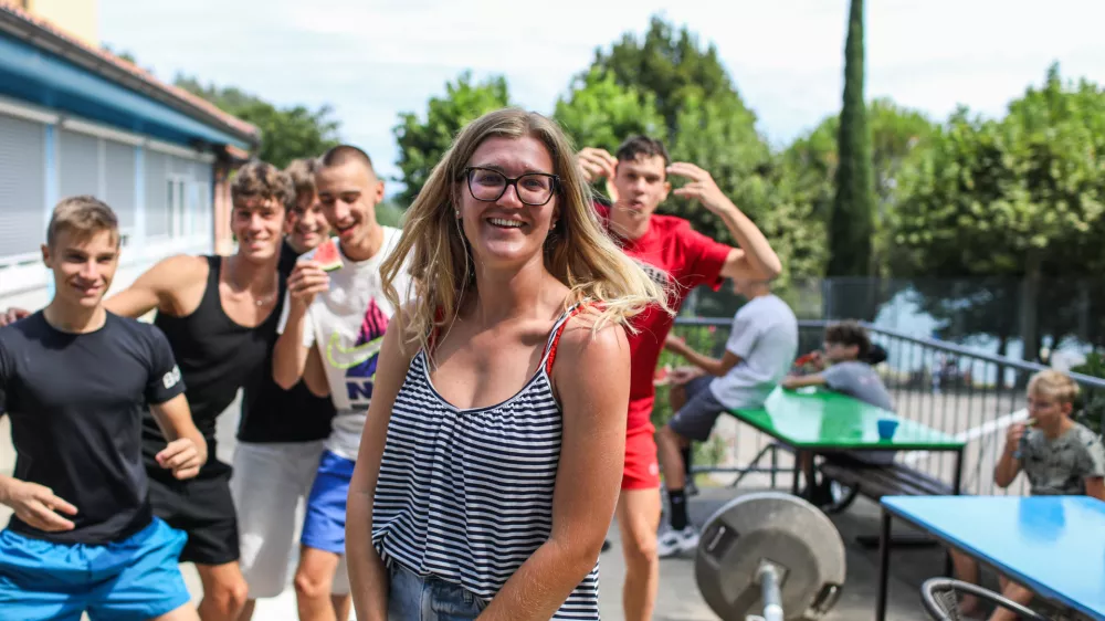 - Otroško letovišče Pacug Zveze Prijateljev Mladine,- 06.08.2025. - Reportaža o prostovoljcih v počivališčih in letoviščiha za otroke in mladino.//FOTO: Bojan Velikonja