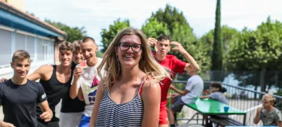 - Otroško letovišče Pacug Zveze Prijateljev Mladine,- 06.08.2025. - Reportaža o prostovoljcih v počivališčih in letoviščiha za otroke in mladino.//FOTO: Bojan Velikonja