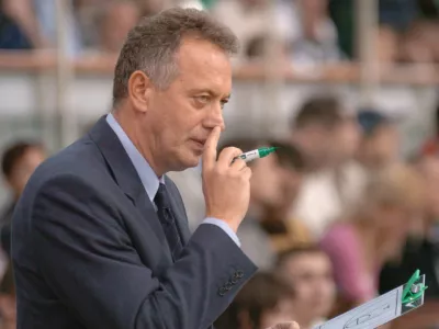 trener Zmago Sagadin, košarka Union Olimpija: AEK Atene, košarka - evroliga, moški, 4. krog predtekmovanja: skupina A,  //FOTO: Jaka AdamičOPOMBA: ZA OBJAVO V ČASOPISU DNEVNIK / Foto: Jaka Adamič