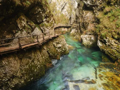 ﻿blejski vintgar, soteska