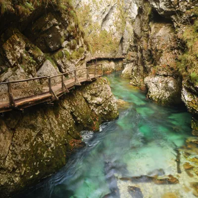 ﻿blejski vintgar, soteska