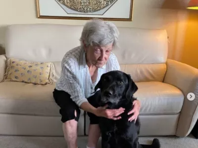 Gail Lane po operaciji. Vir: IG