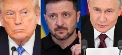 kolaž Trump Zelenski Putin