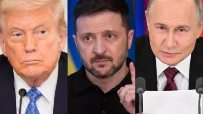 kolaž Trump Zelenski Putin