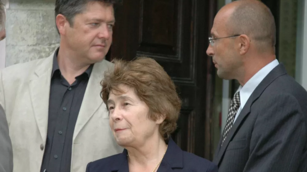 Ferenc, Spomenka Hribar, Dežman / Foto: Alenka Žavbi