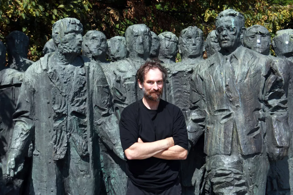 07.08.2025 -Ištvan Išt Huzjan, slikarFoto: Tomaž Skale