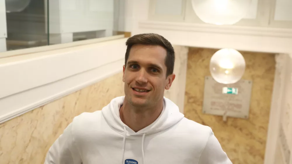 Gregor Ropret13.05.2024 - novinarska konferenca Odbojkarske zveze Slovenije pred začetkom svetovne lige narodovFOTO: Luka Cjuha