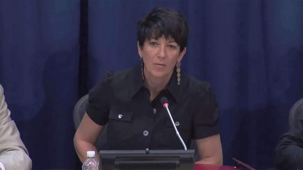 ﻿Ghislaine Maxwell, longtime associate of accused sex trafficker Jeffrey Epstein, speaks at a news conference on oceans and sustainable development at the United Nations in New York, U.S. June 25, 2013 in this screengrab taken from United Nations TV file footage. UNTV/Handout via REUTERS THIS IMAGE HAS BEEN SUPPLIED BY A THIRD PARTY. NO RESALES. NO ARCHIVES.