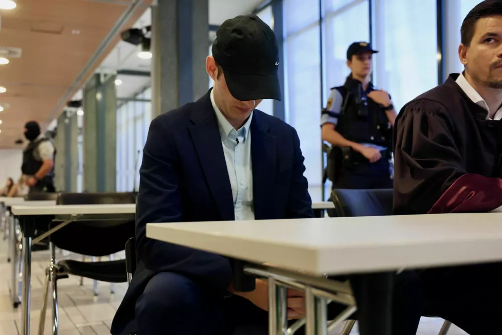 Jaka Bergant, obtožen sodelovanja v mafijskem umoru Satka Zovka. 