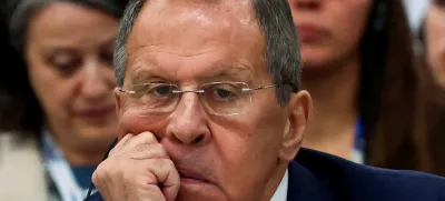 FILE PHOTO: Russia's Foreign Minister Sergei Lavrov attends the 31st Organization for Security and Co-operation in Europe (OSCE) Ministerial Council in Ta'Qali, Malta, December 5, 2024. REUTERS/Florion Goga/File Photo