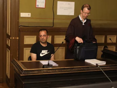 - Aziz Rašid- 07.07.2025. - Začetek sojenja zoper Aziz Rašida obtoženega terorizma.//FOTO: Bojn Velikonja