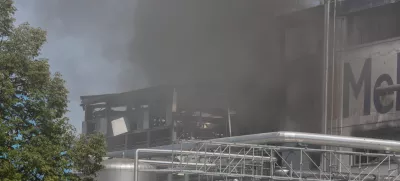 - 12.05.2022 – Kočevje – požar - eksplozija v kemični tovarni Melamin - razneslo kotel v proizvodnji - poškodovanih več kot dvajset oseb, dve osebi huje opečeni //FOTO: Bojan Velikonja