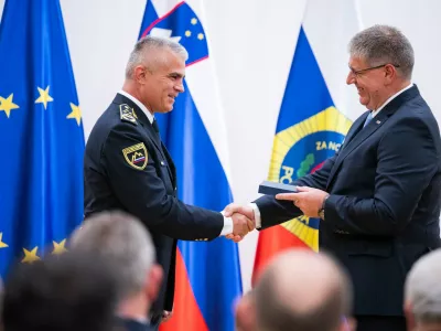 Ljubljana, MNZ.Slovesnost ob imenovanju generalnega direktorja policije Senada Jusica.