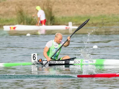 Jošt Zakrajšek, kajak na mirnih vodah