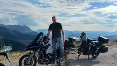 Šime Elez je z motorjem prečkal šest držav: Srbijo, Bosno in Hercegovino, Makedonijo, Grčijo, Albanijo in Črno Goro. F instagram Šimeta Eleza