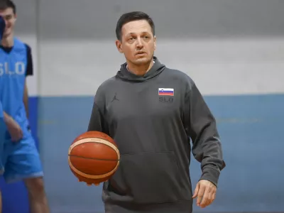 Aleksander Sekulić, selektor košarkarske reprezentance- 08.11.2022 – slovenska košarkarska reprezentanca - trening - priprave na novi dve kvalifikacijski tekmi z Izraelci in Nemci za svetovno prvenstvo leta 2023 //FOTO: Nik Erik Neubauer