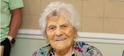 Ethel Caterham, najstarejša ženska na svetu, 21. 8. 2025 je bila stala 116 let.