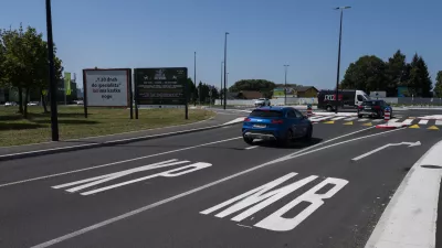 Številne voznike razburja ureditev turbokrožišča pri Supernovi na Rudniku