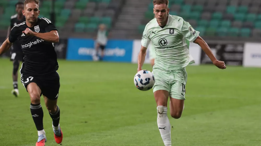 2108.2025. Nogomet Olimpija - Noah. Foto: Bojan Velikonja 