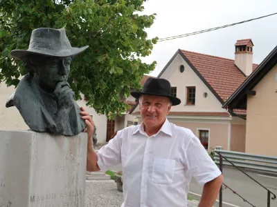 Joško Meden, zbiratelj zapuščine Maksima Gasparija, Selšček / Foto: Nataša Bucik Ozebek