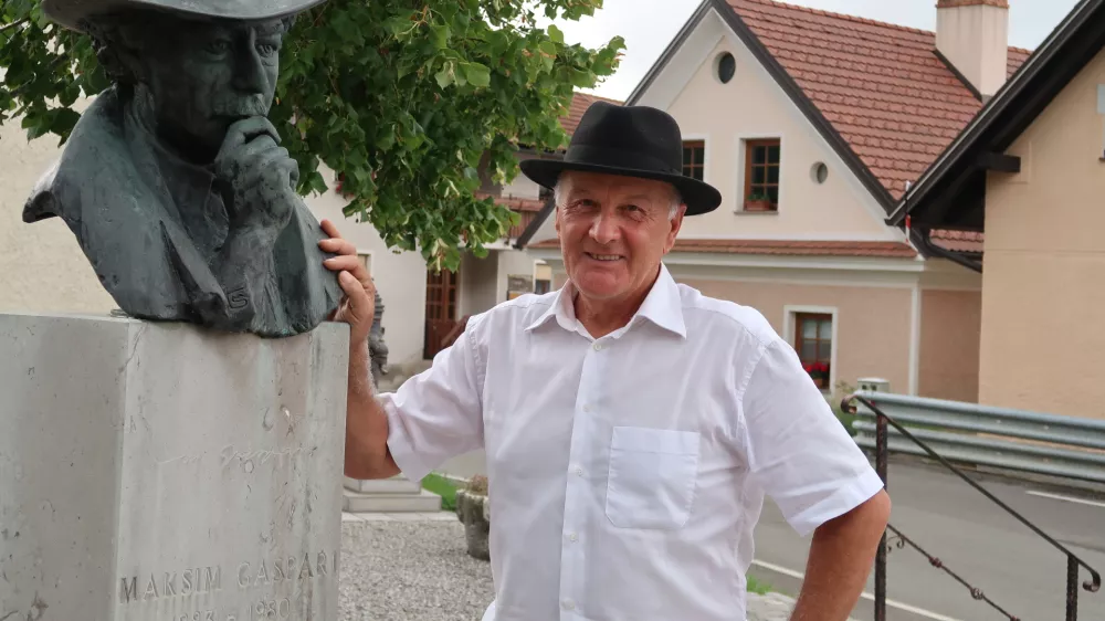 Joško Meden, zbiratelj zapuščine Maksima Gasparija, Selšček / Foto: Nataša Bucik Ozebek