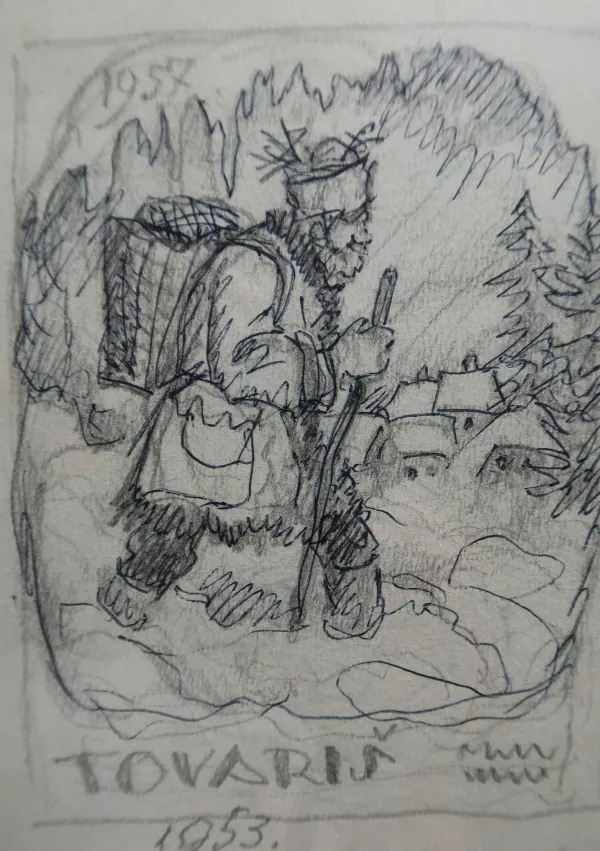 Joško Meden, zbiratelj zapuščine Maksima Gasparija, Selšček / Foto: Nataša Bucik Ozebek