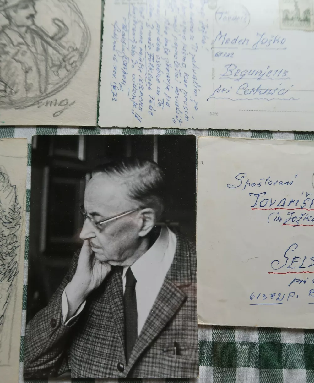 Joško Meden, zbiratelj zapuščine Maksima Gasparija, Selšček / Foto: Nataša Bucik Ozebek