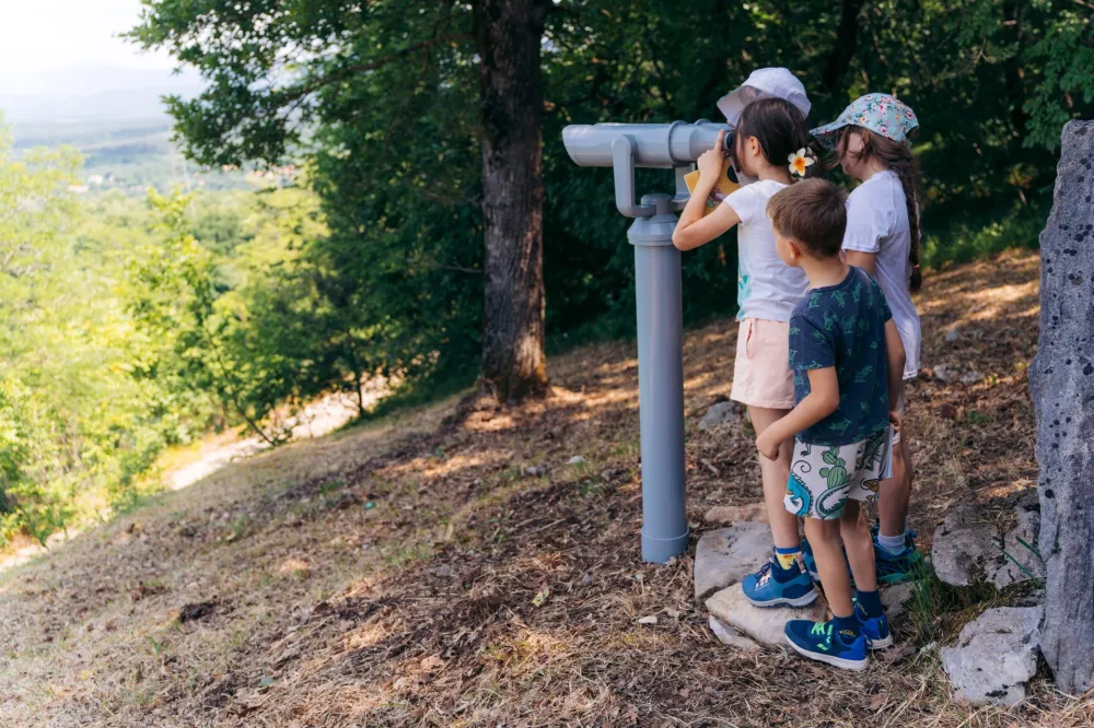 Pot je urejena, krožna, dolga približno 3,2 km, na doživljajskih točkah pa obiskovalce čakajo različna presenečenja. F Arhiv Škrateljc