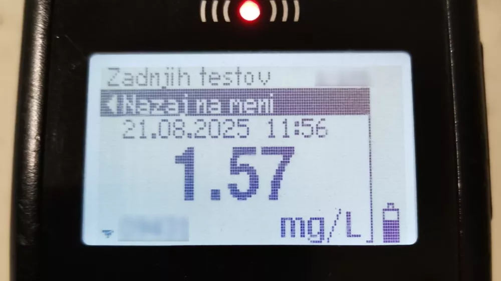 Alkotest ne laže. / Foto: PU Kranj