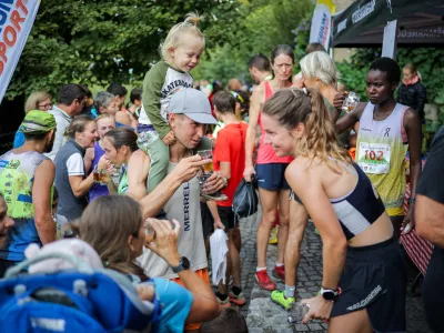 Ljubljana, Smarna Gora.Finale svetovnega pokala v gorskih tekih gor/dol po Smarni gori.Tekac Timotej Becan.