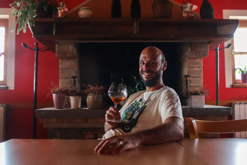 Andrej Cep, vinar - vinogradnik - 08.08.2018  Slovenska Istra - Posestvo Gordia, gostinstvo  vinogradnitvo  vinarstvo  vinska klet, Kolomban nad Ankaranom //FOTO: Jaka Gasar