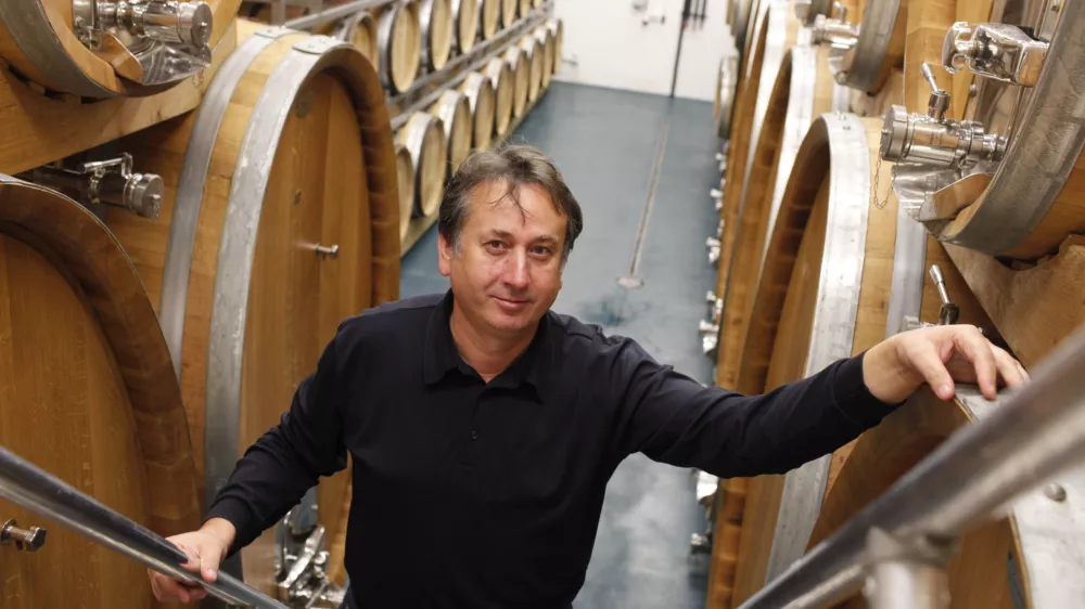 Danilo FLAKUS, enolog in direktor - vinska klet Dveri Pax, Jarenina, vinski okoliš štajerska/FOTO: Luka Cjuha