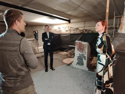 Celjski Pompeji bodo dostopni vsem: »Gre za izjemno odkritje rimske vile s freskami«