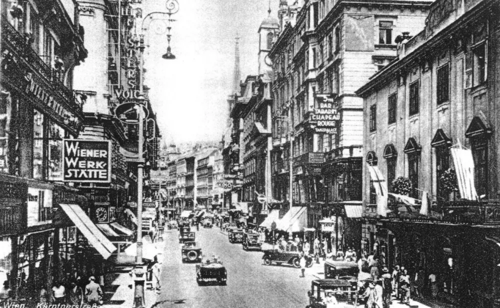 Dunaj 1930, vožnja po levi strani