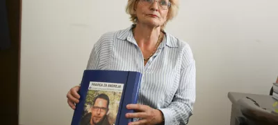 Lidija Giuliatti Bajželj - 24.08.2023 – sojenje Lidiji Giuliatti Bajželj, osumljeni kaznivega dejanja napeljevanja k umoru svojega sina Andreja Bajžlja //FOTO: Nik Erik Neubauer