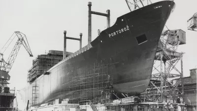 Ladja Portorož, ki so jo zgradili v Pulju v ladjedelnici Uljanik / Foto: Arhiv Pomorskega Muzeja Sergej Mašera Piran