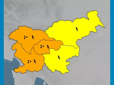Oranžno opozorilo 28.8.