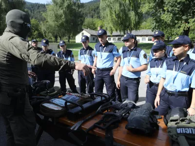 28.8.2025 - Policija - policijski kamp za srednješolceFoto: Luka Cjuha