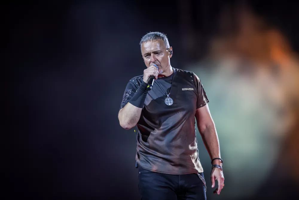 04.08.2025., Sinj - Koncert Marka Perkovica Thompsona na Sinjskom Hipodromu. Photo: Zvonimir Barisin/PIXSELL/PIXSELL / Foto: Zvonimir Barisin/pixsell/pixsell