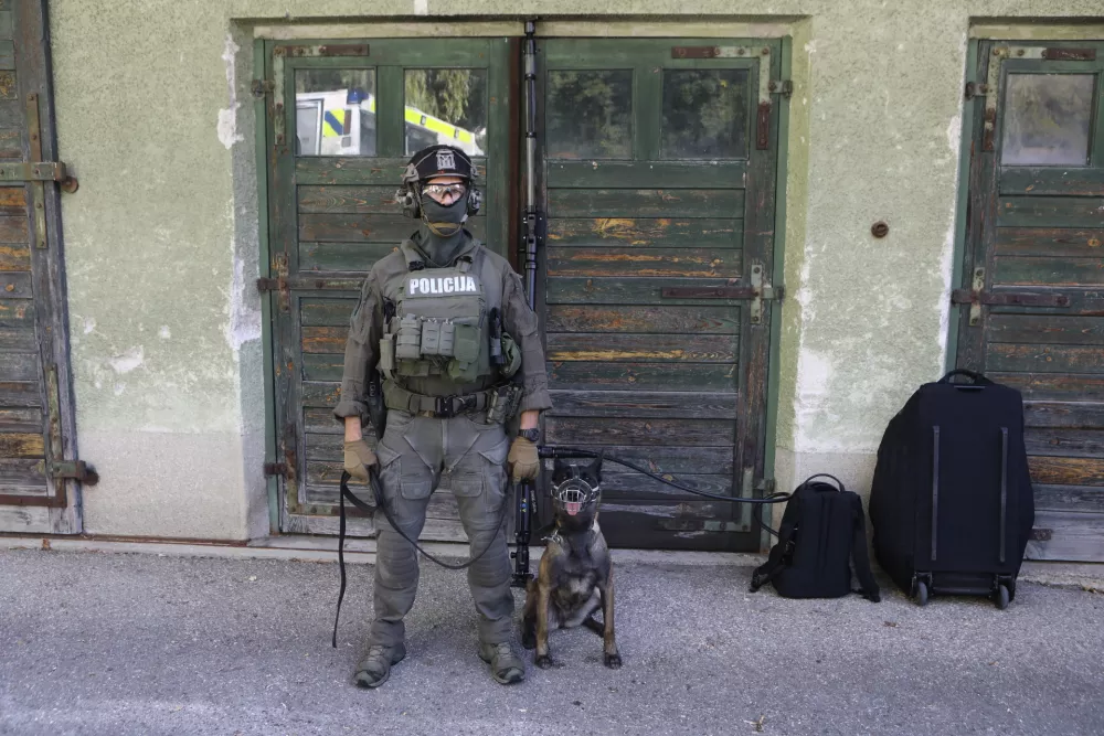 28.8.2025 - Simbolična fotografija - Specialna enota policije - Policija - policijski kamp za srednješolceFoto: Luka Cjuha