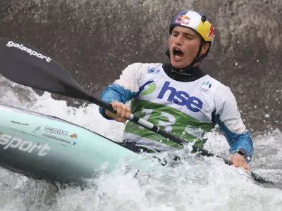 žiga lin hočevar29.8.2025 kajak kanu TacenFoto: Luka Cjuha