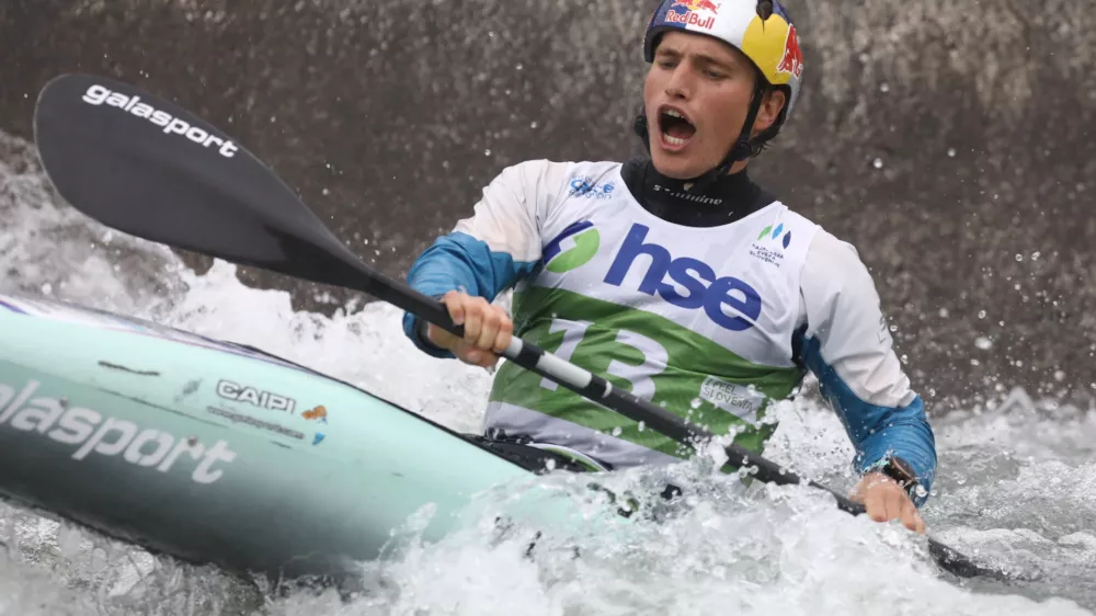 žiga lin hočevar29.8.2025 kajak kanu TacenFoto: Luka Cjuha