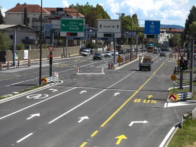 31.08.2025 - Celovška cesta priključek predor Šentvid zaključek del.Foto: Luka Cjuha