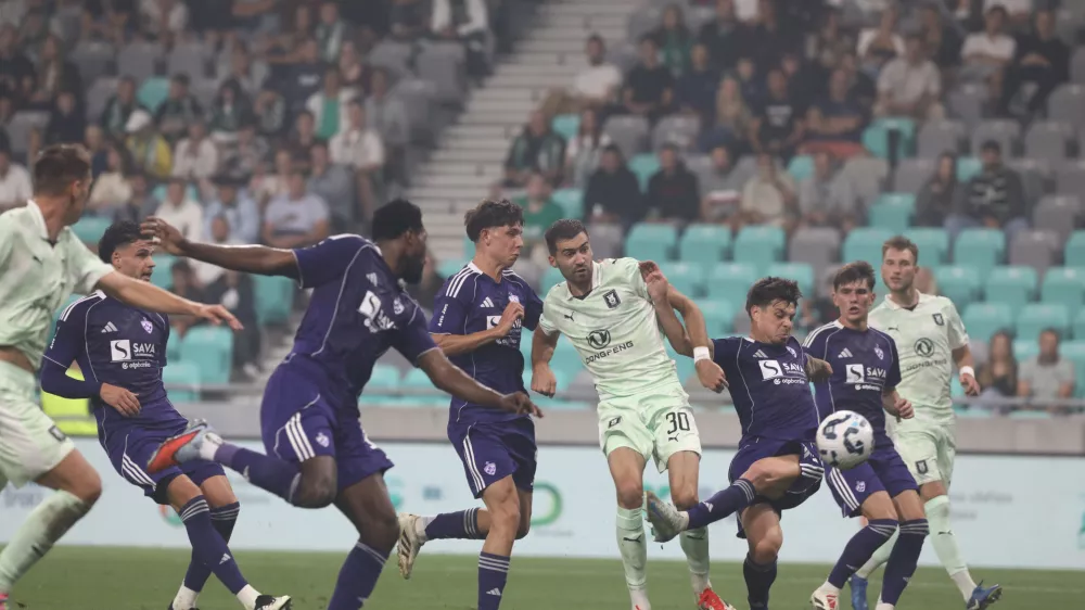 Jan Gorenc31.08.2025 - Nogomet - Stadion Stožice - derbi Olimpija Maribor Foto: Luka Cjuha