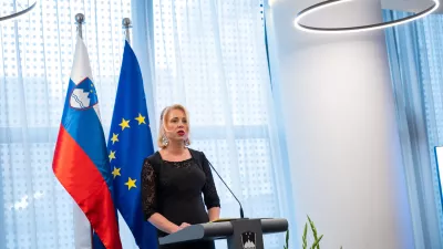 Ljubljana, Hotel Plaza.Letni posvet slovenske diplomacije.Predsednica DZ Urska Klakocar Zupancic.